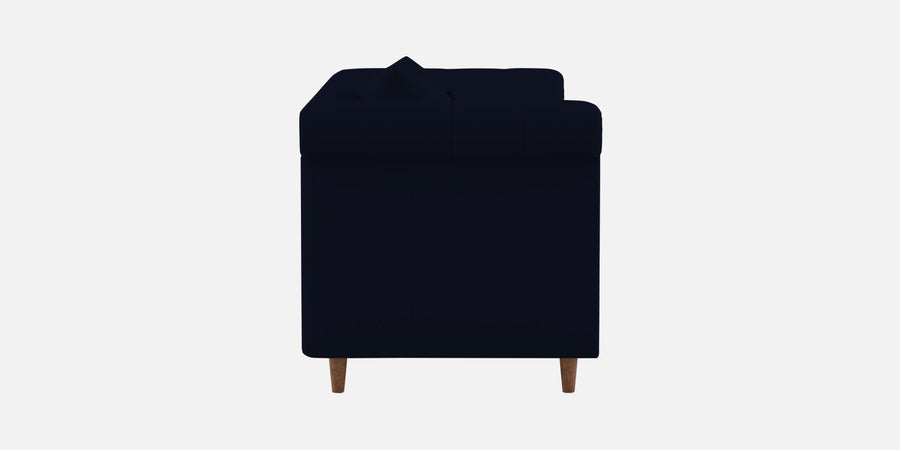 Rubi Velvet 3 Seater Sofa In Dark Blue Colour - Febonic Living