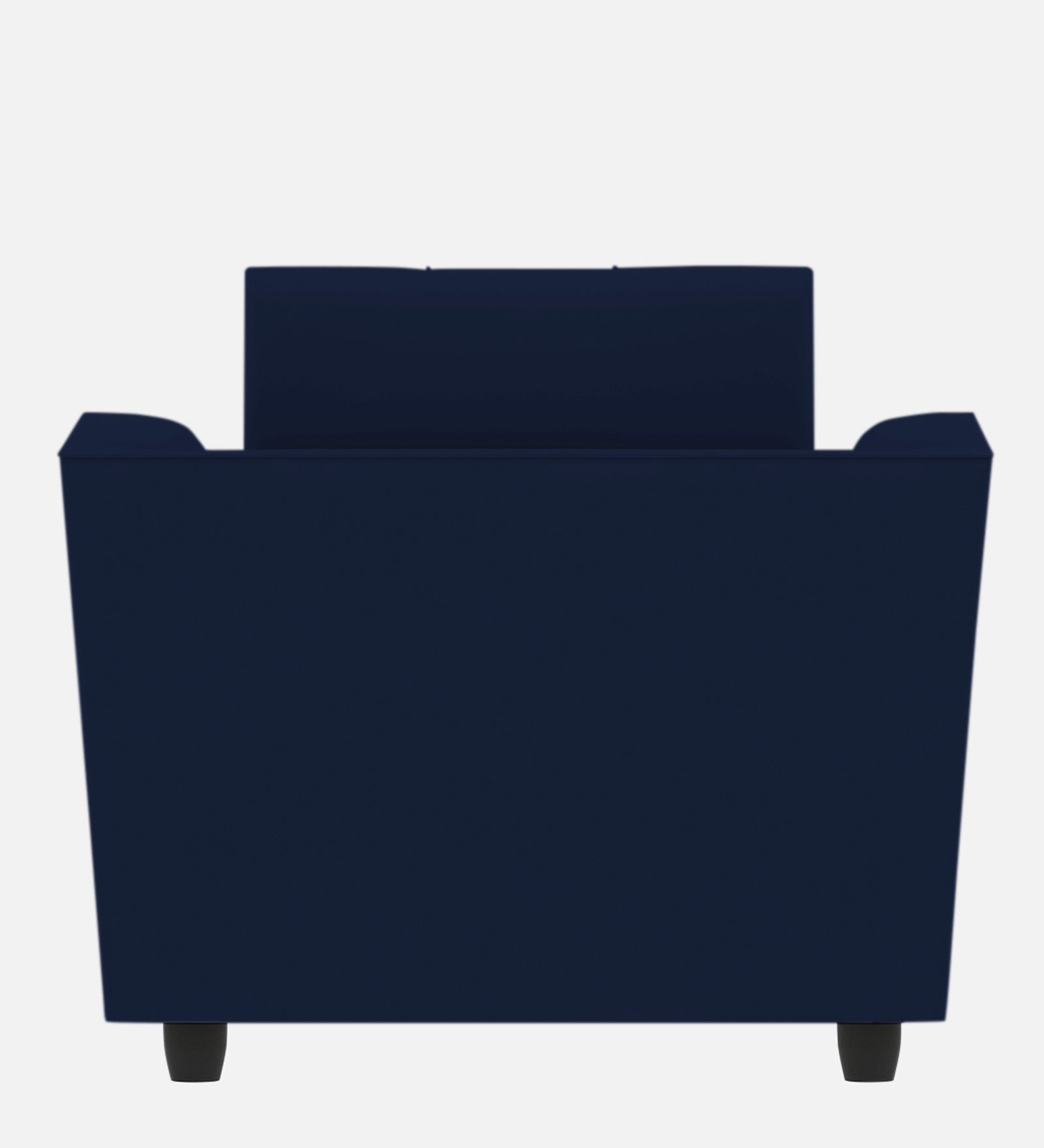 Nestin Velvet 1 Seater Sofa in Indigo Blue Colour