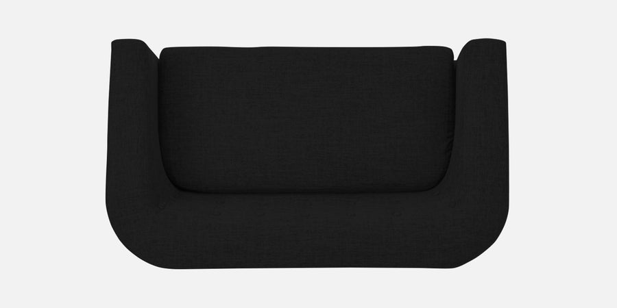Casper Fabric 2 Seater Sofa In Zed Black Colour - Febonic Living