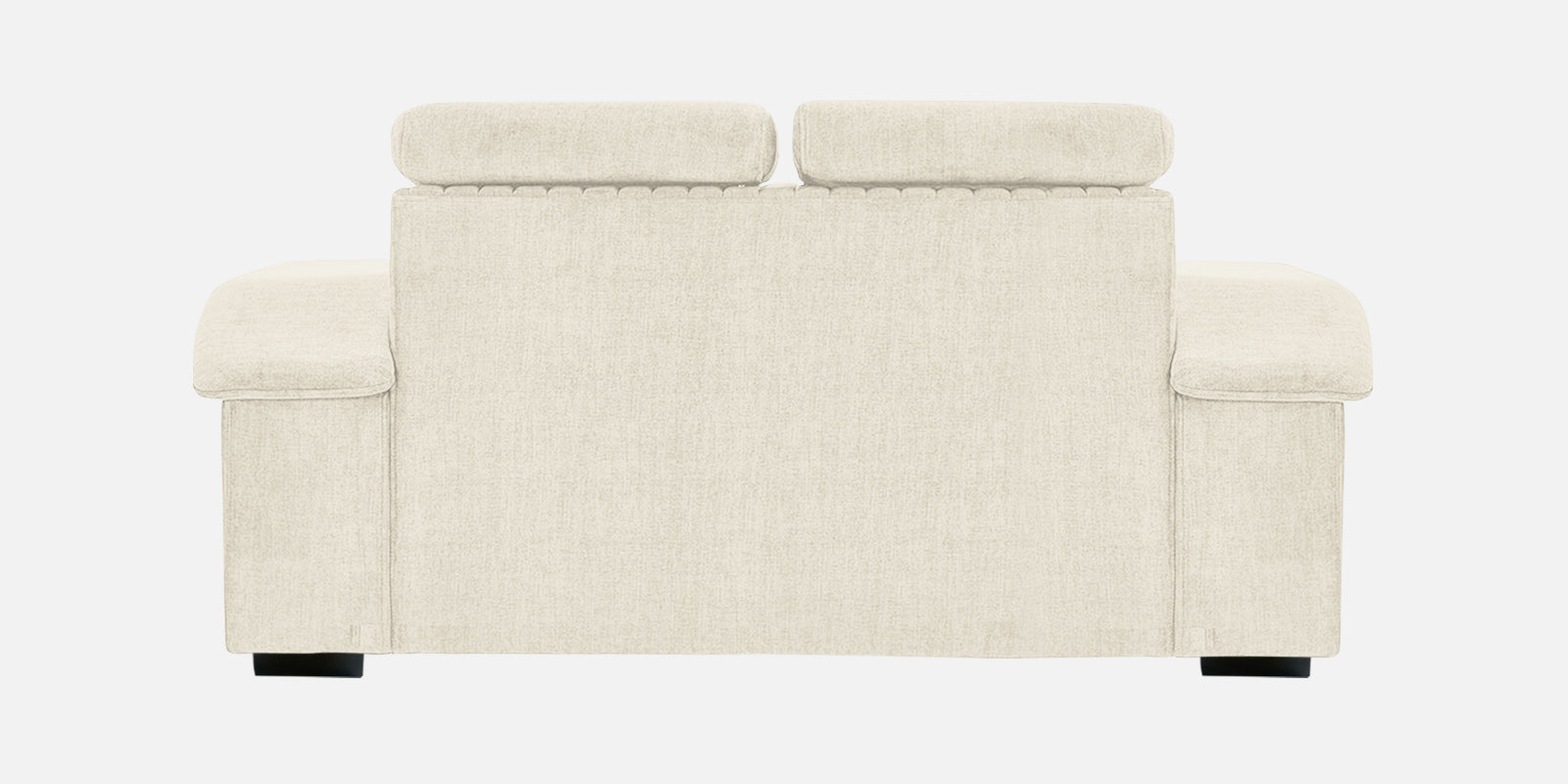 Draco Fabric 2 Seater Sofa In Ivory Cream Colour - Febonic Living