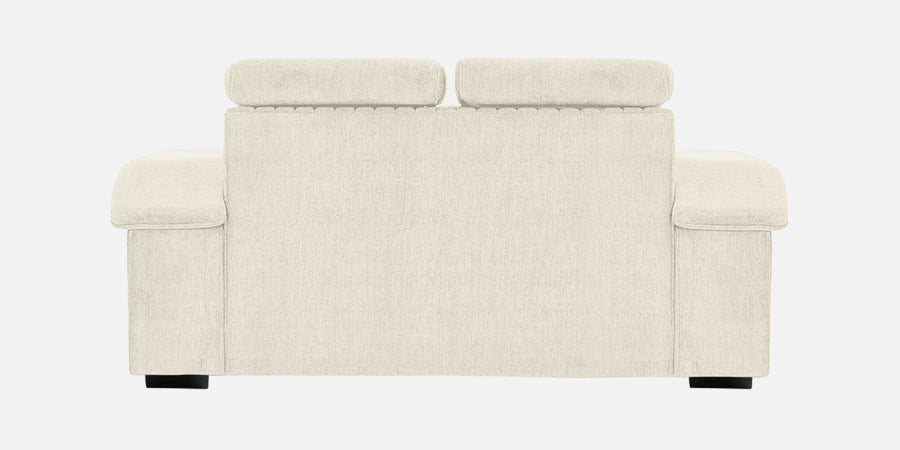 Draco Fabric 2 Seater Sofa In Ivory Cream Colour - Febonic Living