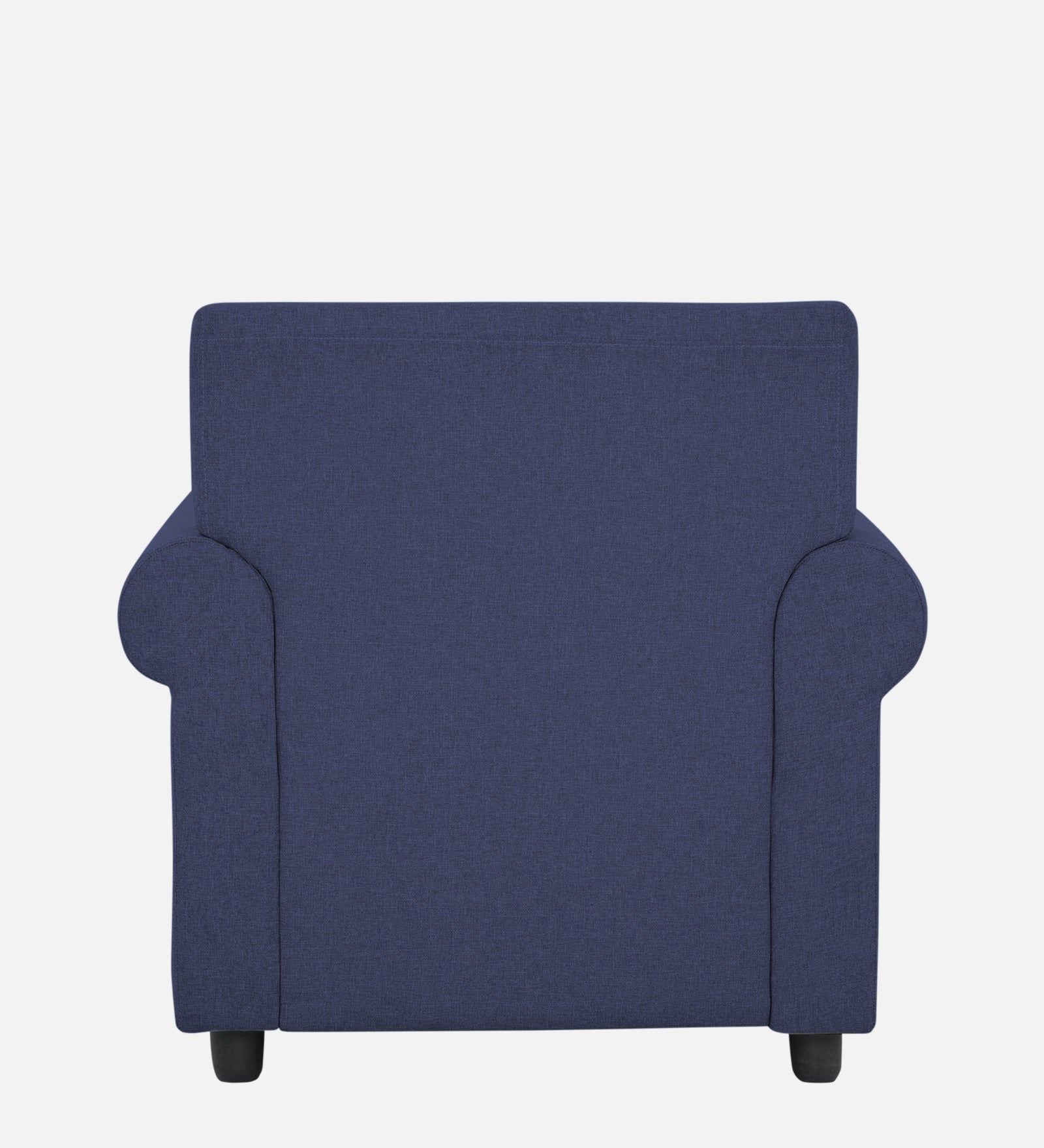 Ribby Fabric 1 Seater Sofa in Slate Blue Colour