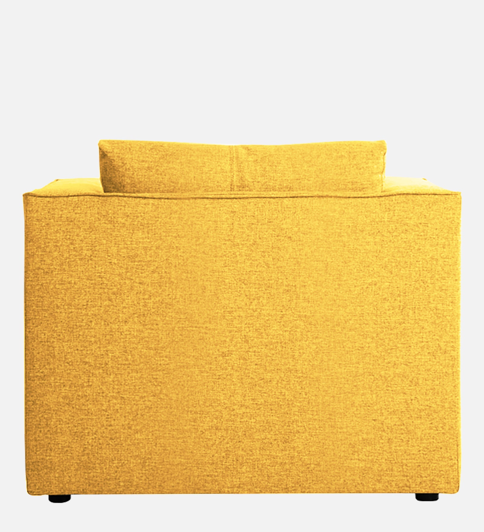 Kenia Fabric 1 Seater Convertible Sofa Cum Bed in Bold Yellow Colour