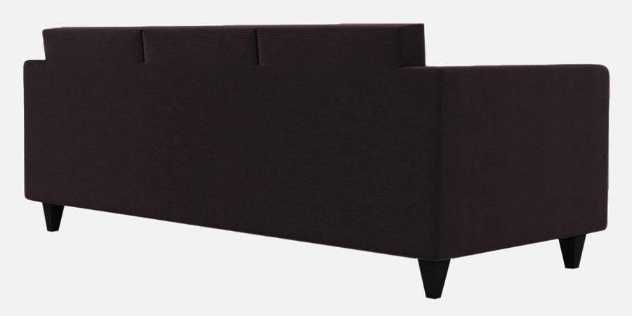 Nipul Fabric 3 Seater Sofa In Cara Brown Colour - Febonic Living