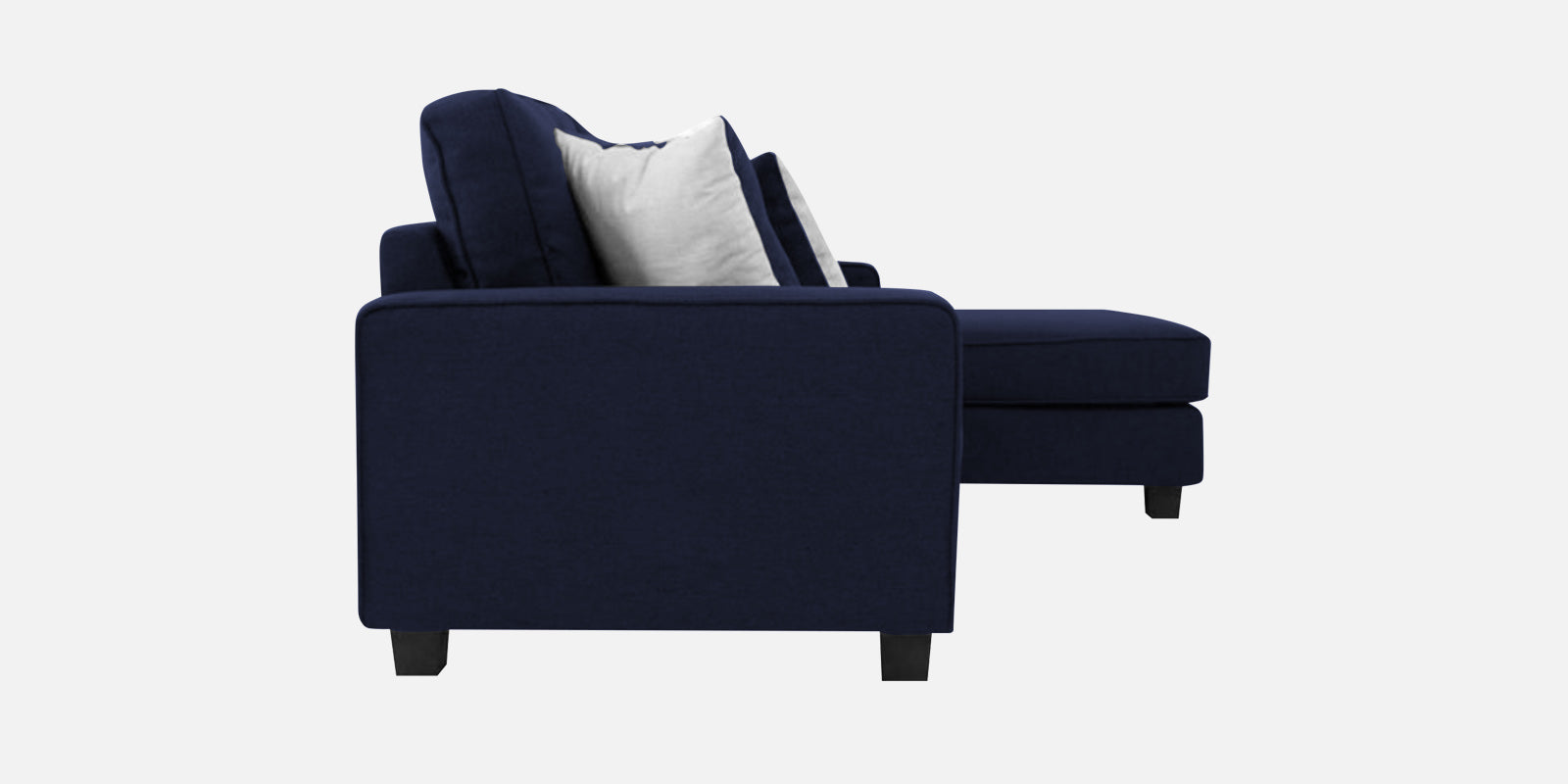 Ladybug Fabric LHS Sectional Sofa (3+Lounger) In Royal Blue Colour