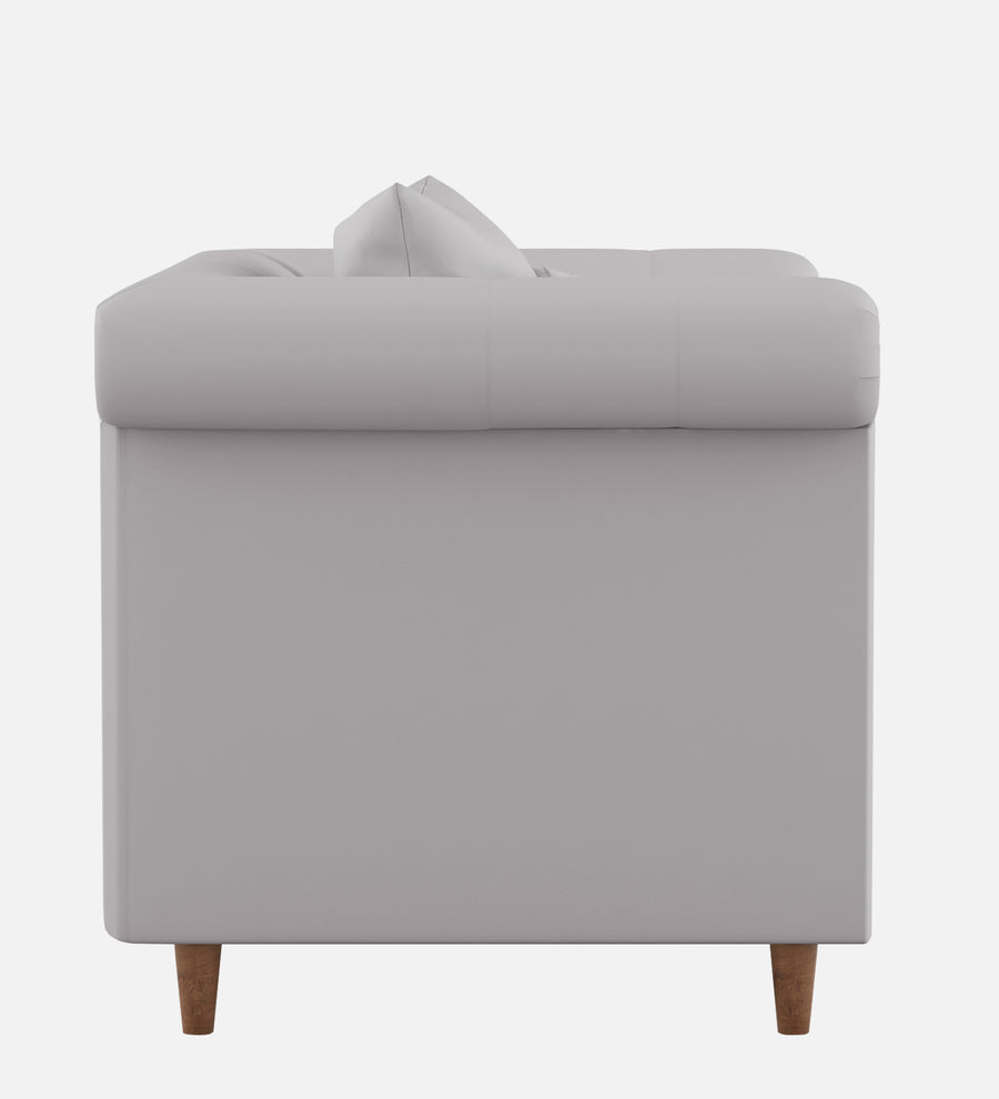 Rubi Velvet 1 Seater Sofa In Concrete Grey Colour - Febonic Living