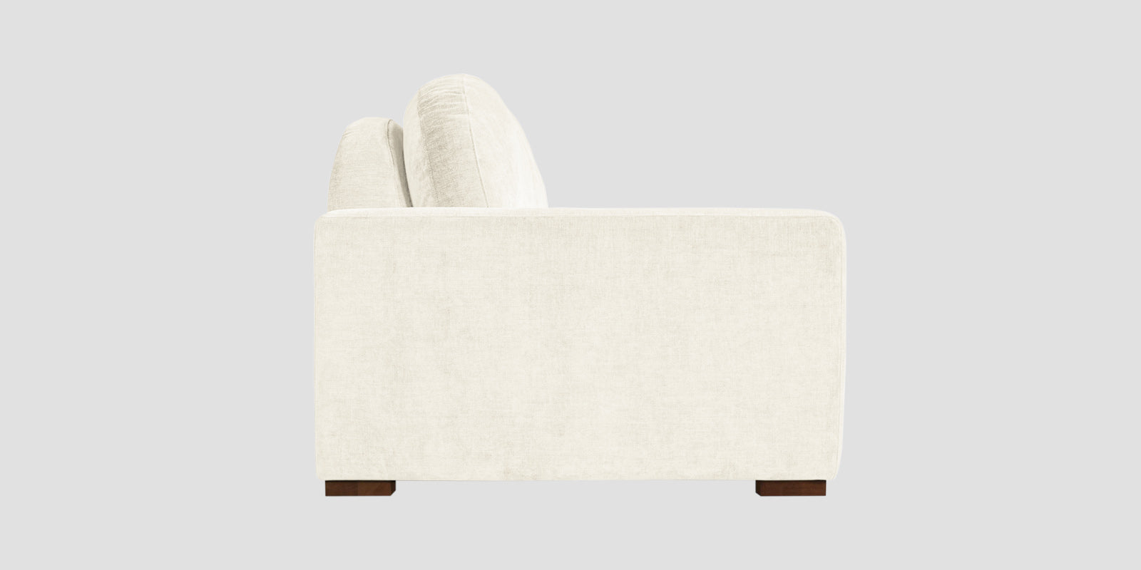 Dara Fabric 2 Seater Sofa In Ivory Cream Colour