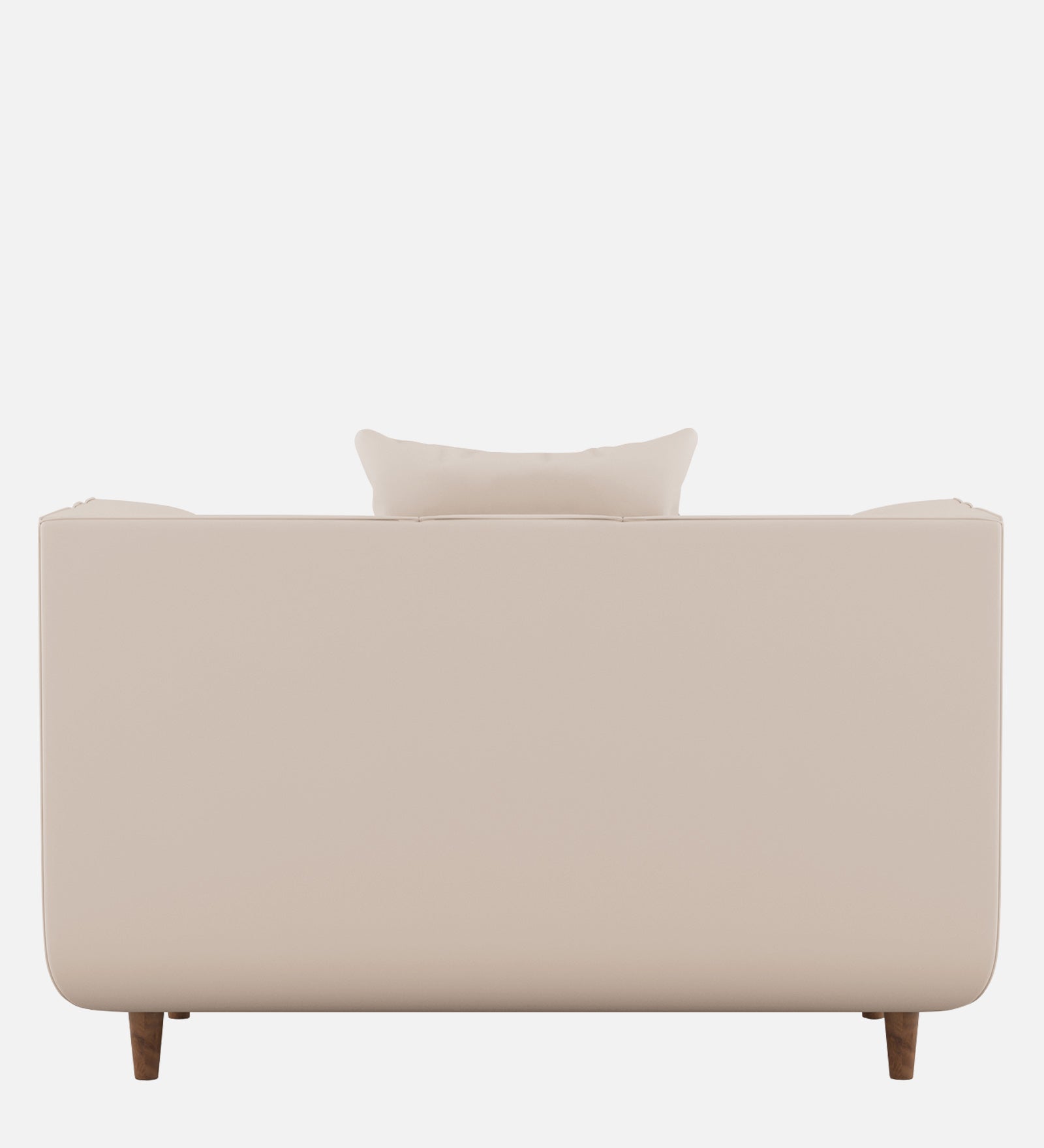 Sumo Velvet 1 Seater Sofa in Camel Beige Colour