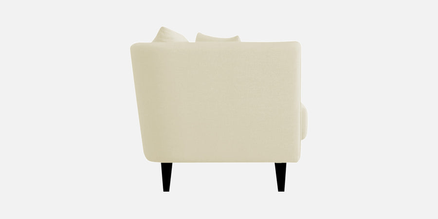 Norway Velvet 3 Seater Sofa In Warm White Colour - Febonic Living