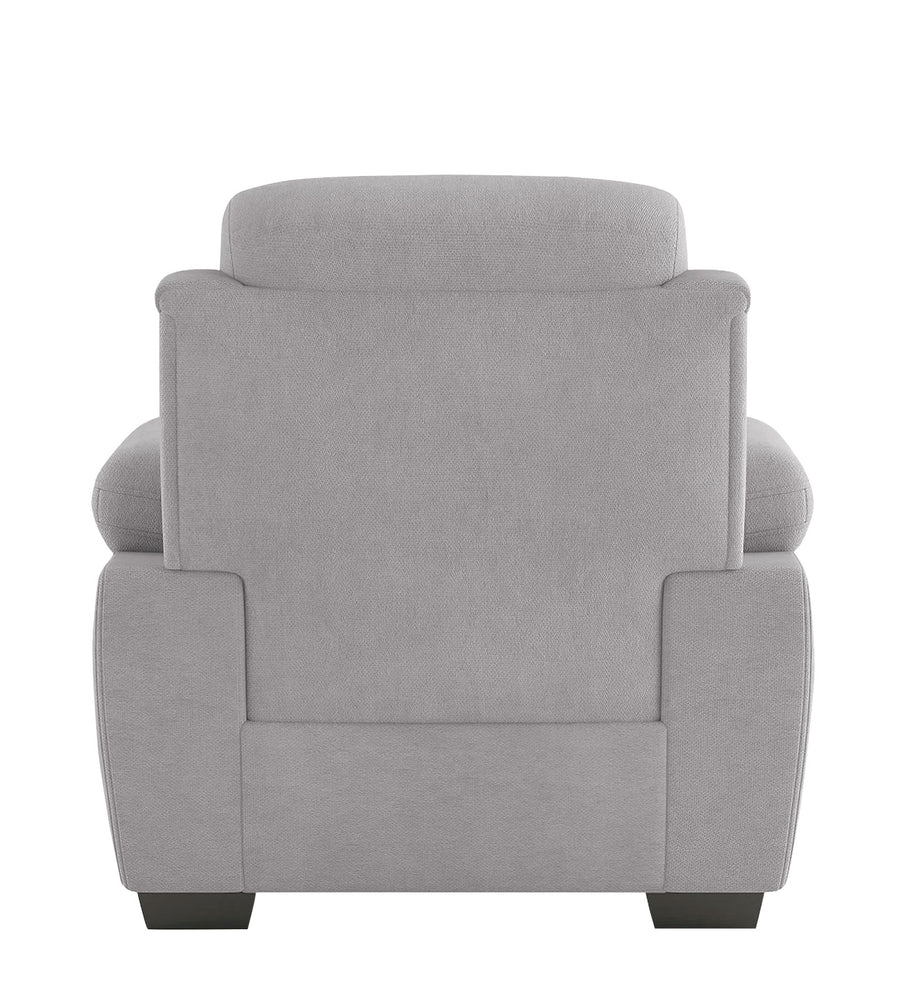 Cantaberry Velvet 1 Seater Sofa In Concrete Grey Colour - Febonic Living