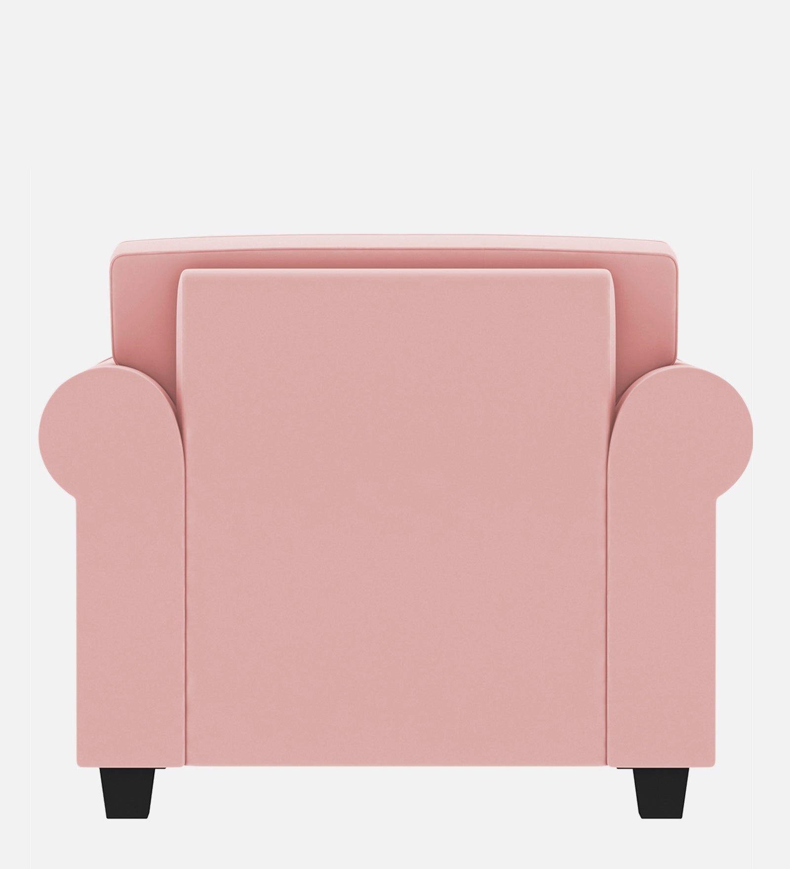 Numonk Velvet 1 Seater Sofa in Millennial Pink Colour