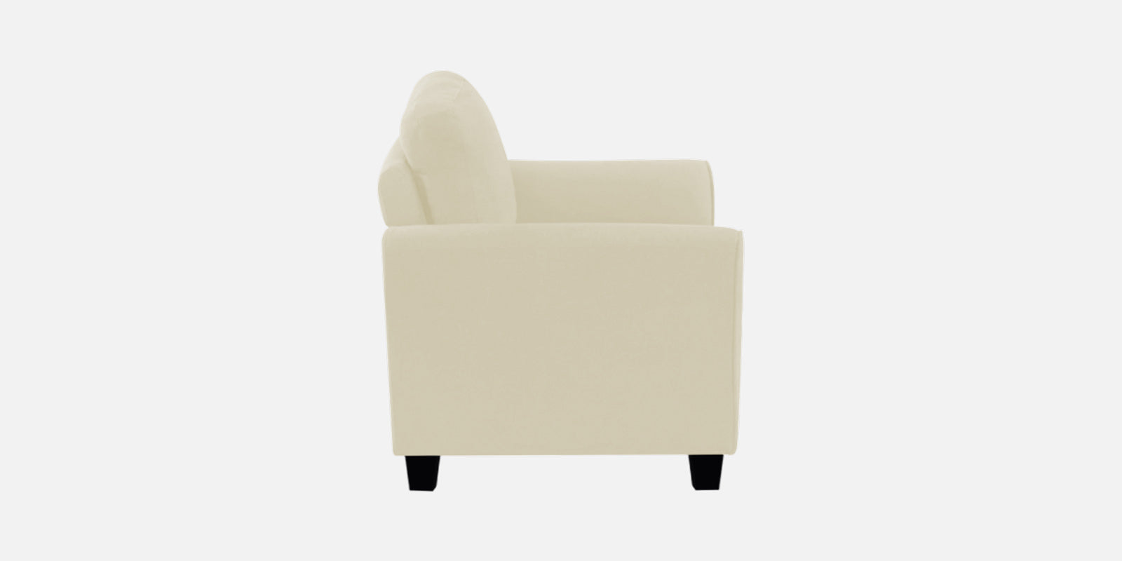 Daroo Velvet 2 Seater Sofa In Warm White Colour