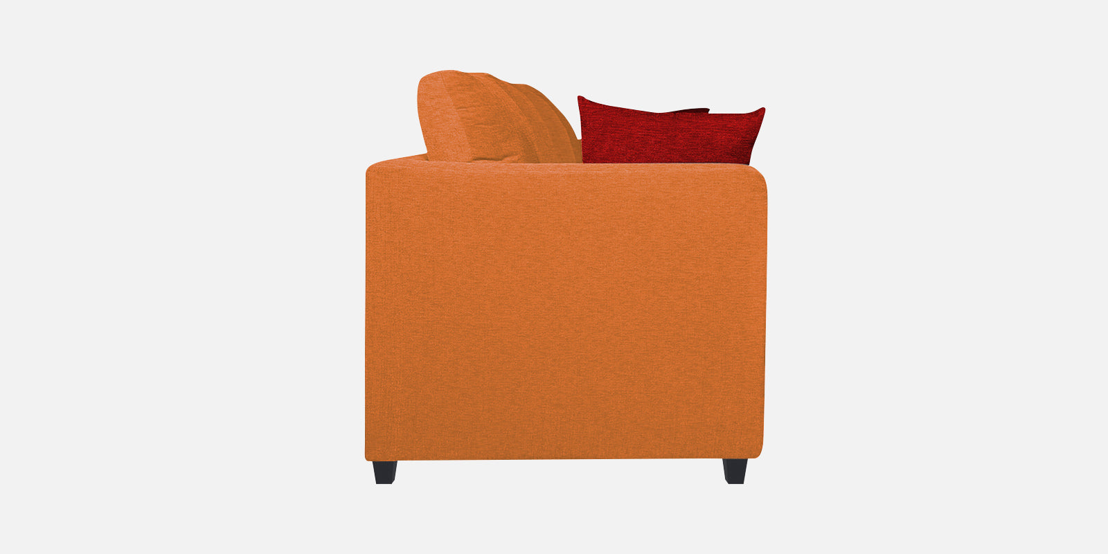 Nuska Fabric 3 Seater Sofa in Dark Orange Colour