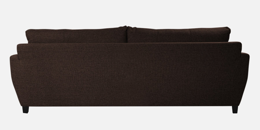 Mario Fabric 3 Seater Sofa In Coffee Brown Colour - Febonic Living