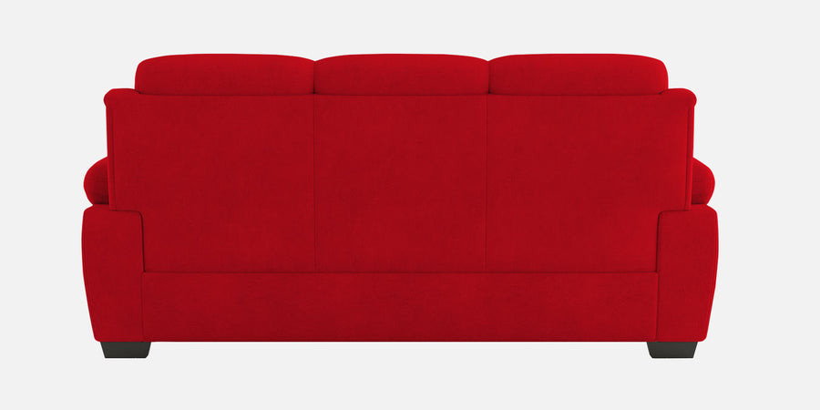 Cantaberry Velvet 3 Seater Sofa In Berry Maroon Colour - Febonic Living