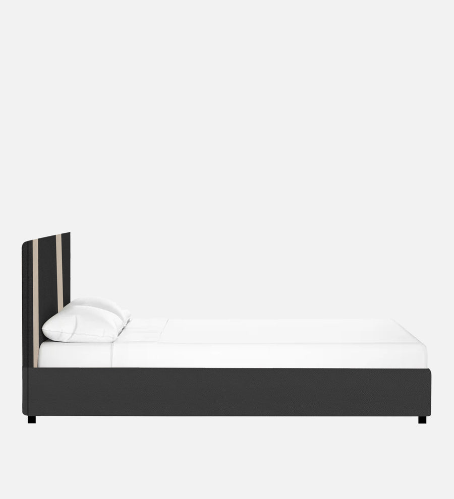 Alisha Leatherette King Size Bed In Grey Colour - Febonic Living