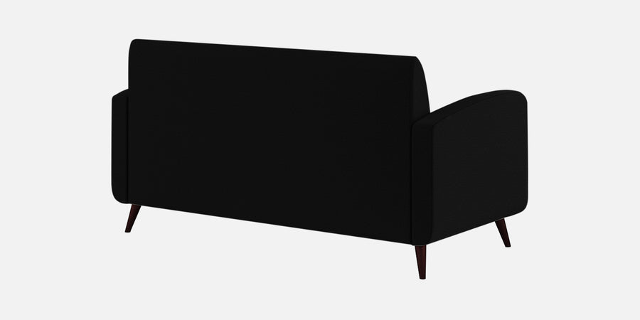Wiki Velvet 3 Seater Sofa In Adam Black Colour - Febonic Living
