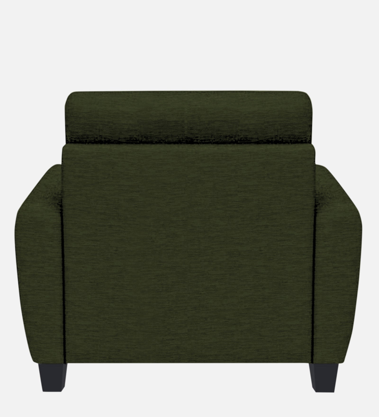 Bakadi Fabric 1 Seater Sofa in Olive Green Colour