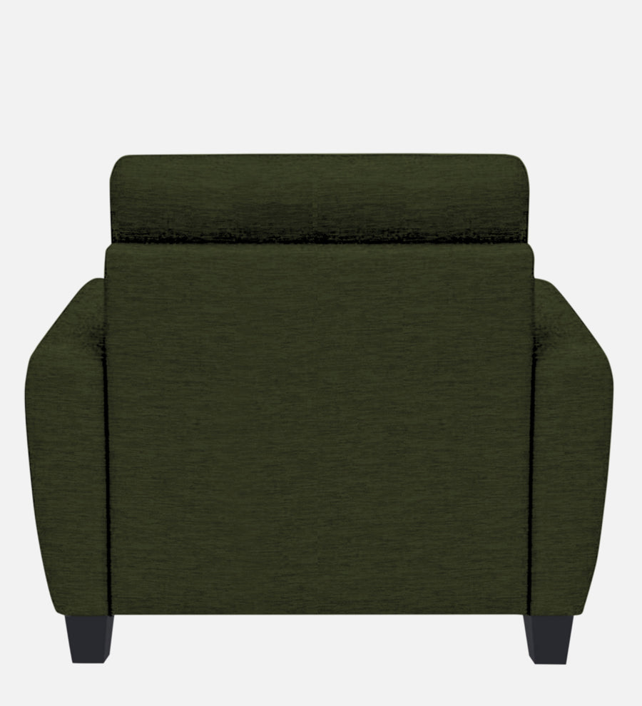 Bakadi Fabric 1 Seater Sofa In Olive Green Colour - Febonic Living