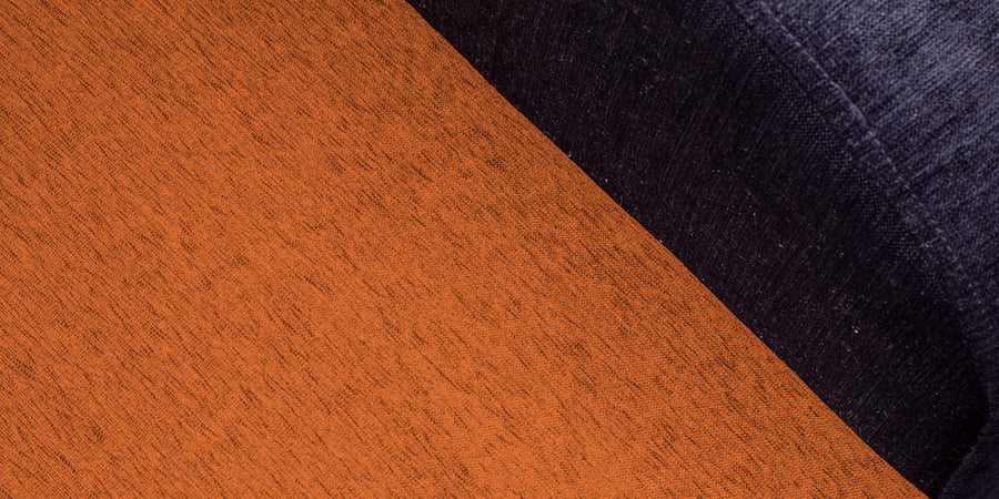 Alex Fabric 2 Seater Sofa In Vivid Orange Colour - Febonic Living