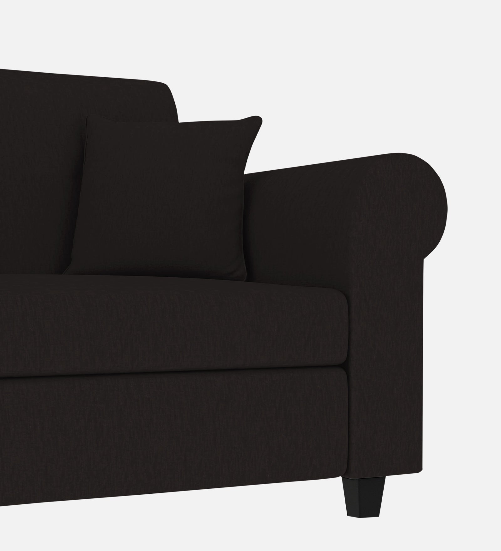 Derado Fabric 1 Seater Sofa in Cara Brown Colour