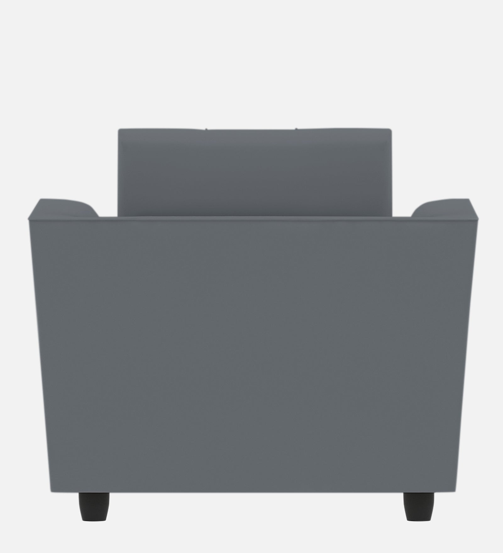 Nestin Velvet 1 Seater Sofa in Pubble Grey Colour