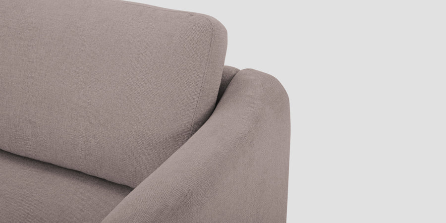 Elara Fabric 2 Seater Sofa In Almond Beige Colour - Febonic Living