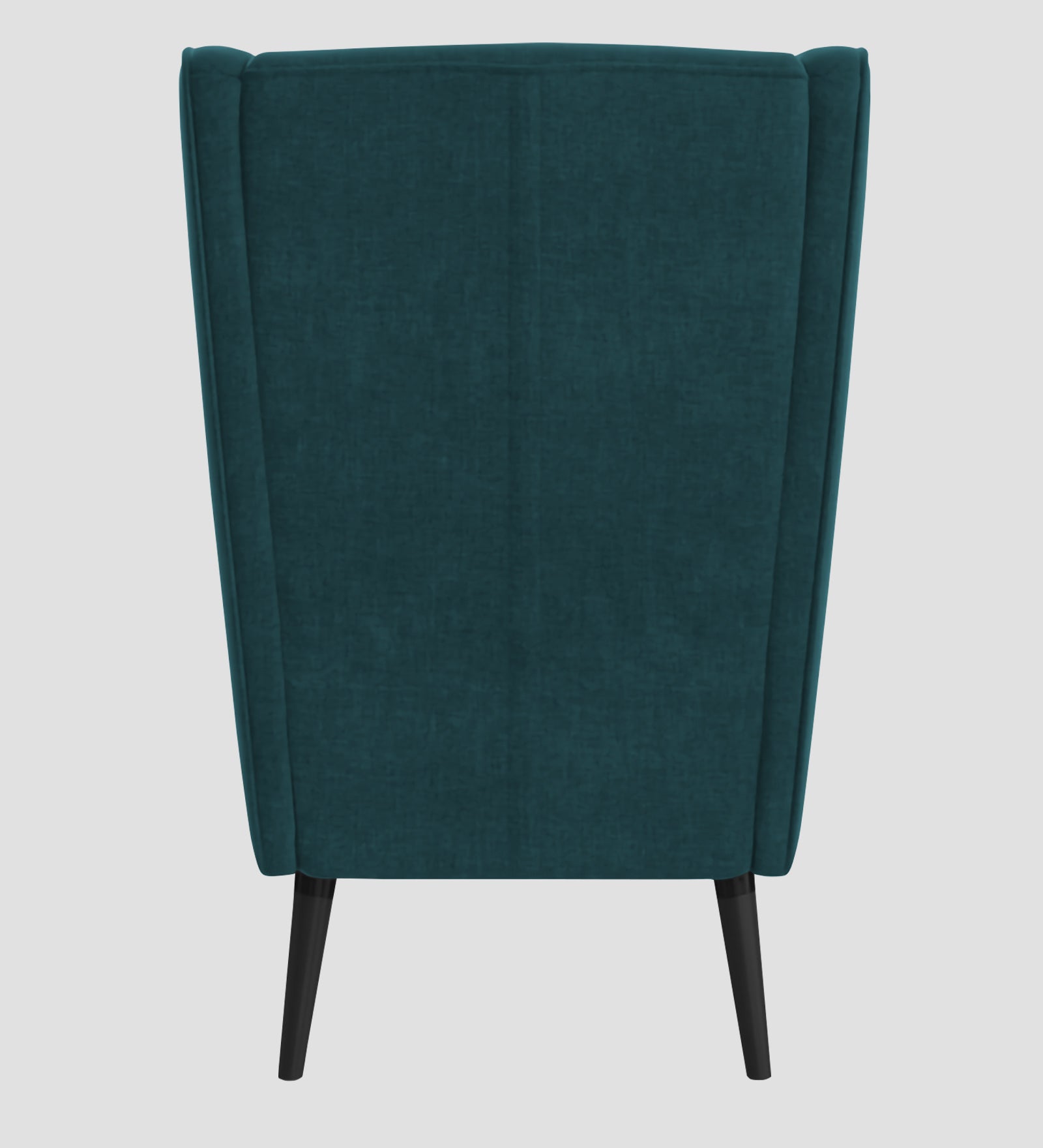 Niya Velvet 1 Seater Wing Chair in Arabian Green Colour