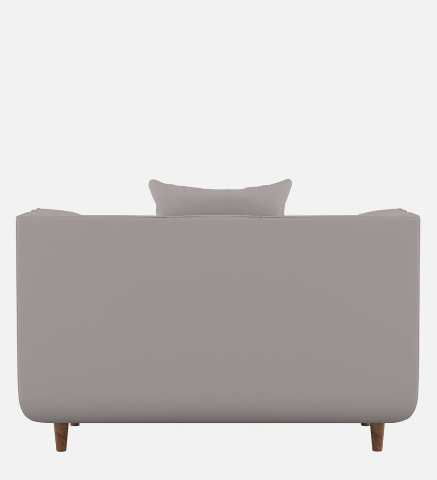 Sumo Velvet 1 Seater Sofa In Pearl Grey Colour - Febonic Living