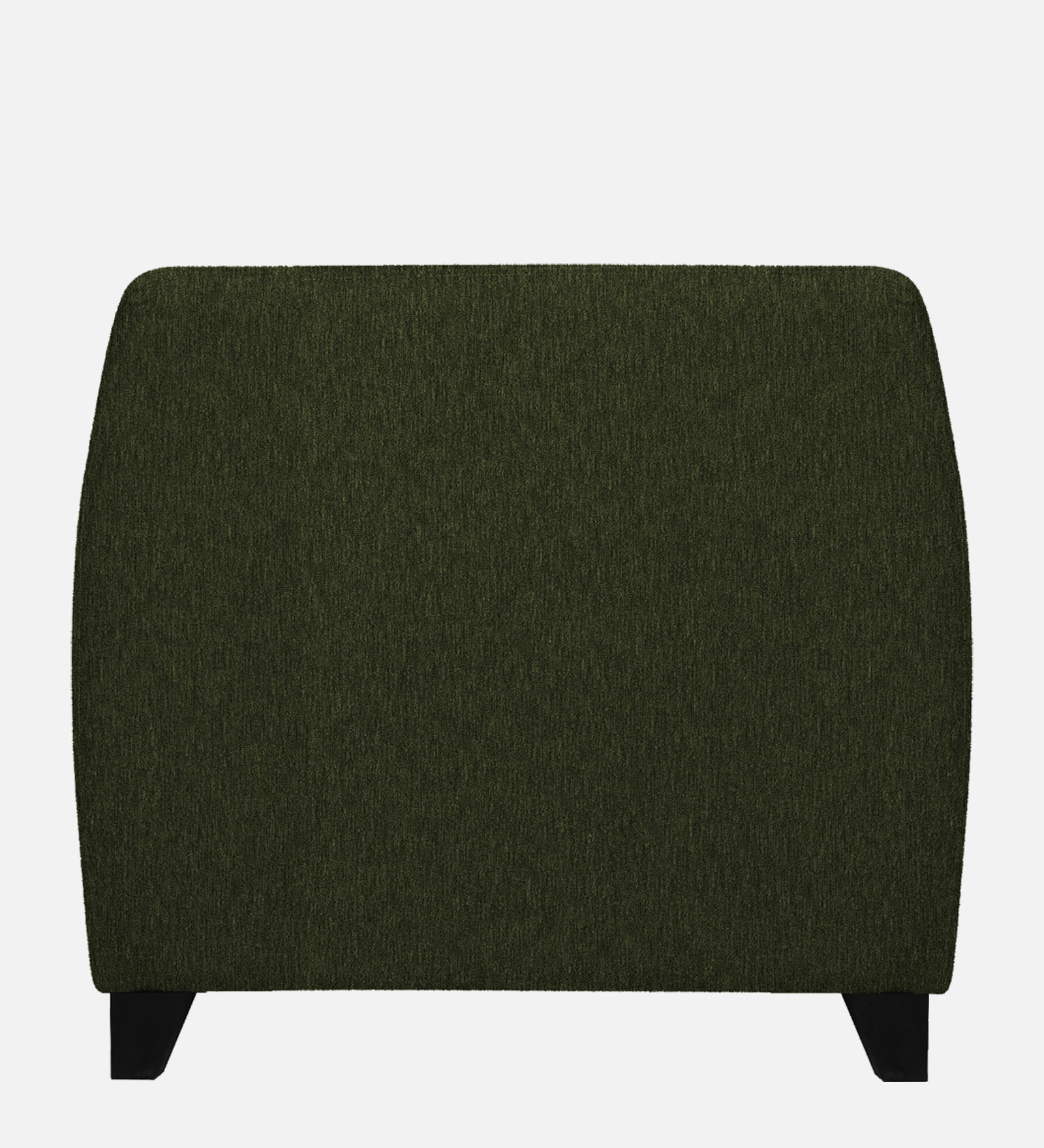 Melaan Fabric 1 Seater Sofa In Olive Green Colour