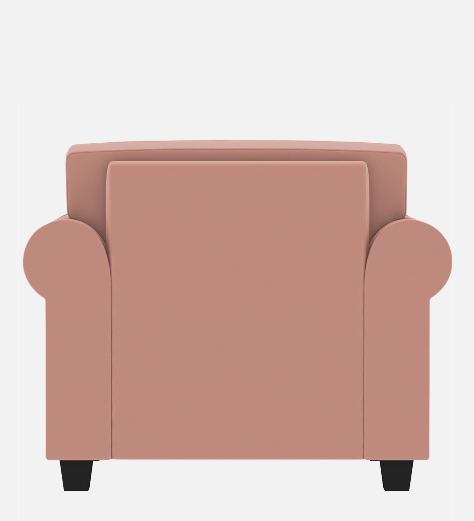 Numonk Velvet 1 Seater Sofa in Blush Pink Colour