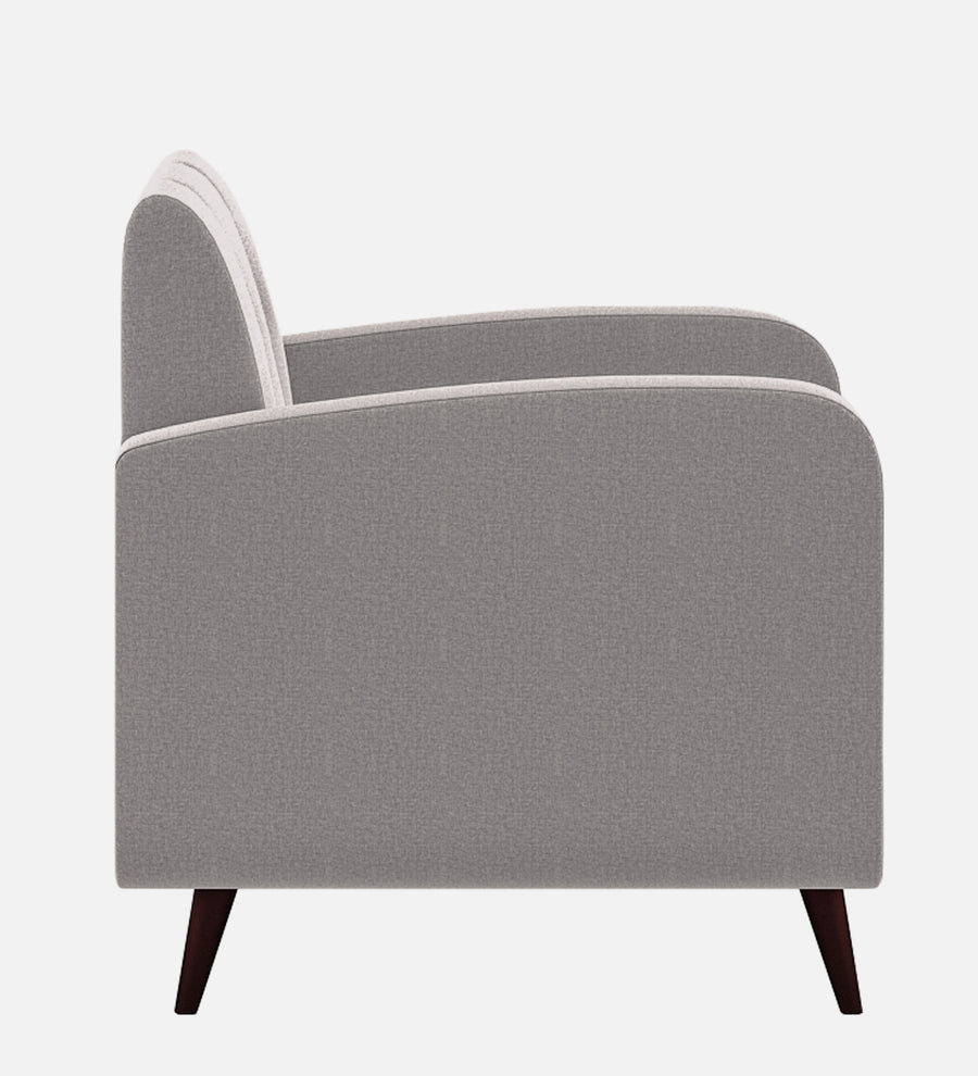 Wiki Velvet 1 Seater Sofa In Pearl Grey Colour - Febonic Living