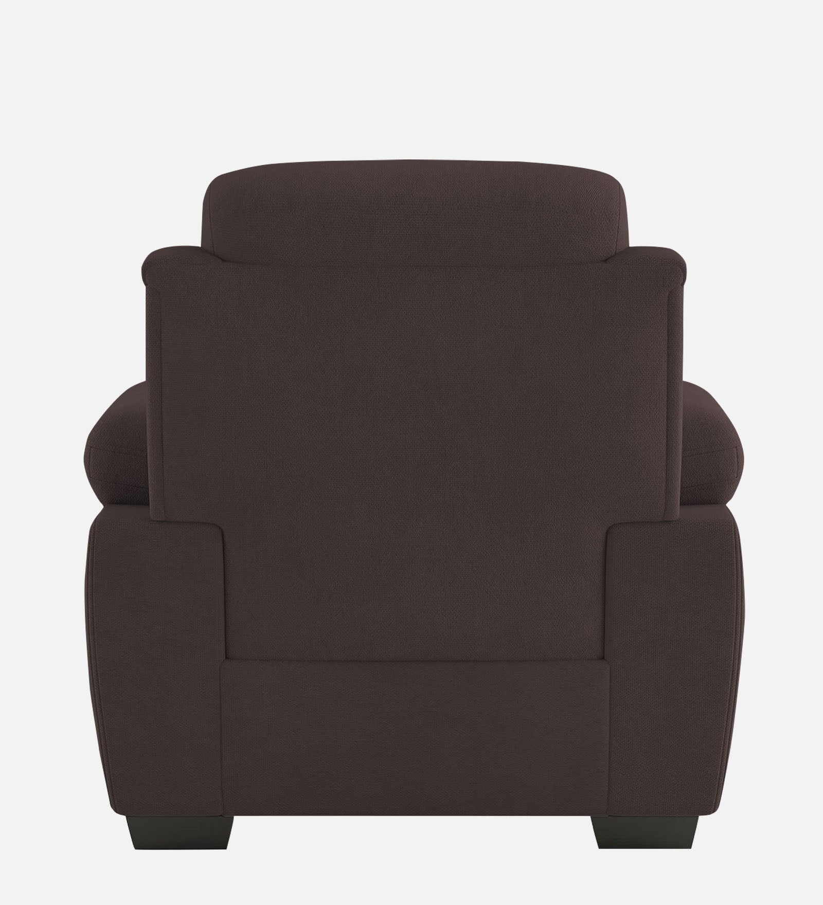 Miranda Velvet 1 Seater Sofa in Mocha Brown Colour