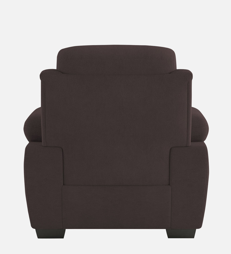 Cantaberry Velvet 1 Seater Sofa In Mocha Brown Colour - Febonic Living