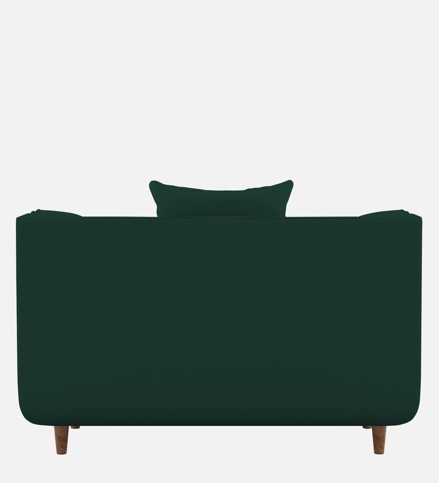 Sumo Velvet 1 Seater Sofa In Forest Green Colour - Febonic Living