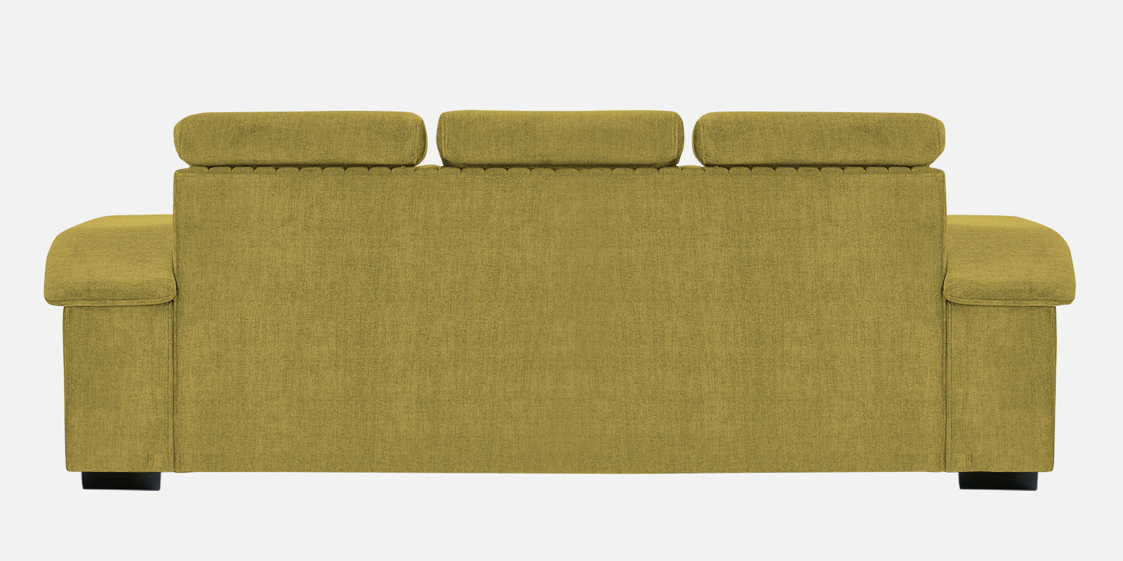 Draco Fabric 3 Seater Sofa In Parrot Green Colour - Febonic Living