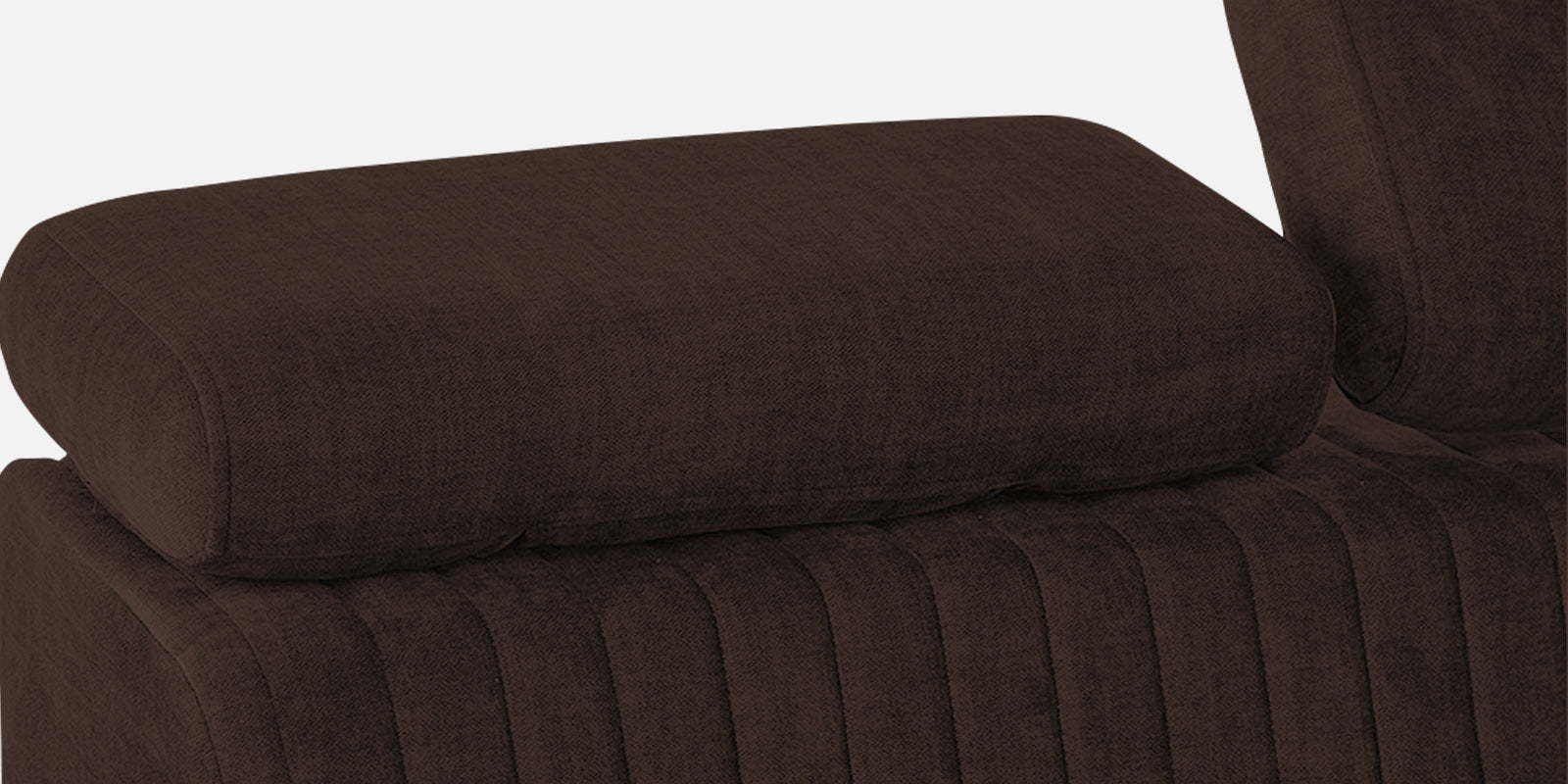 Draco Fabric 6 Seater Corner Sofa In Coffee Brown Colour - Febonic Living