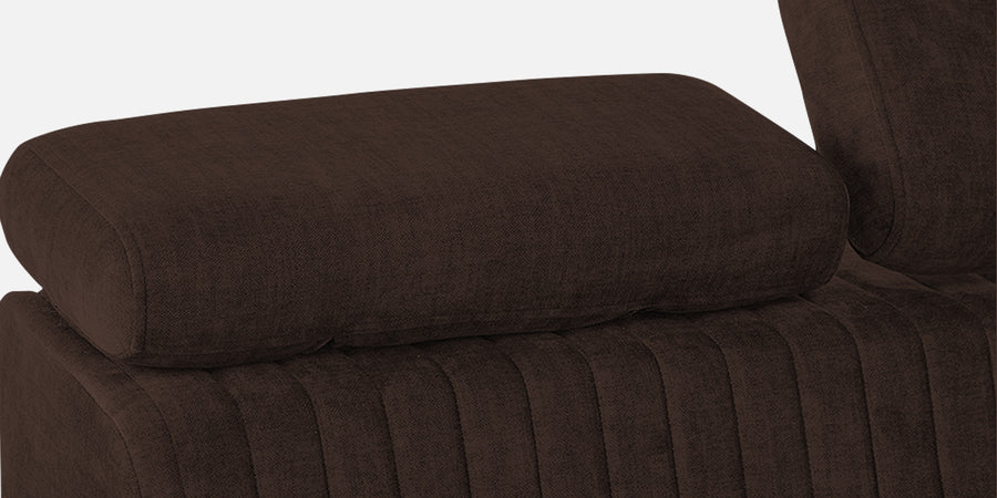 Draco Fabric 6 Seater Corner Sofa In Coffee Brown Colour - Febonic Living
