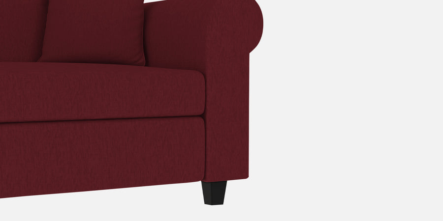 Derado Fabric 3 Seater Sofa In Blood Maroon Colour - Febonic Living