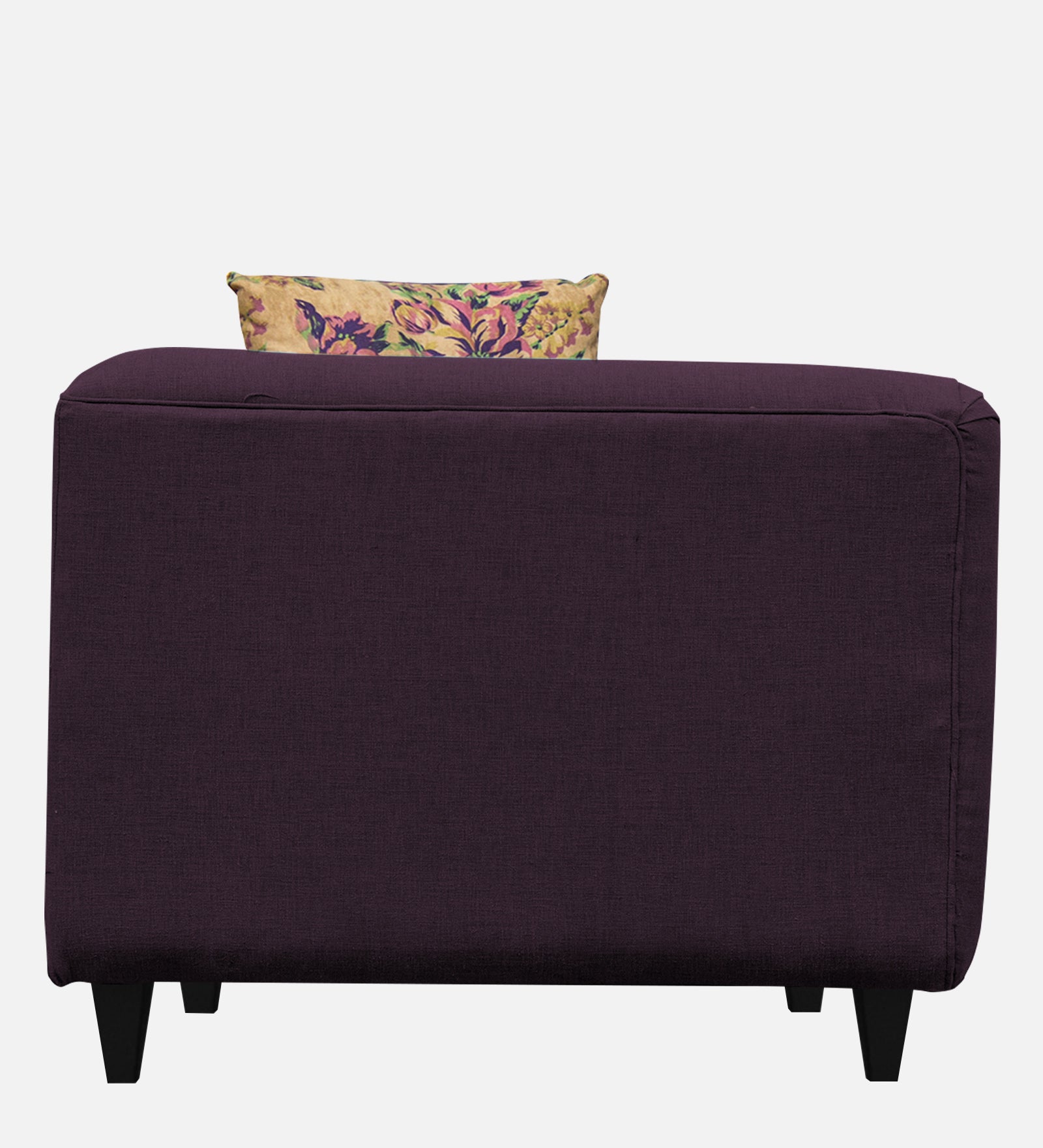 Niki Fabric 1 Seater Sofa in Greek Purple Colour