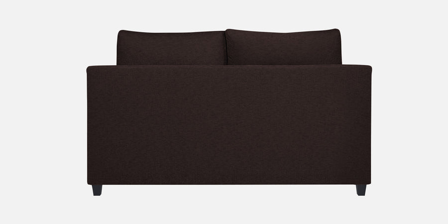 Nuska Fabric 2 Seater Sofa In Dark Brown Colour - Febonic Living