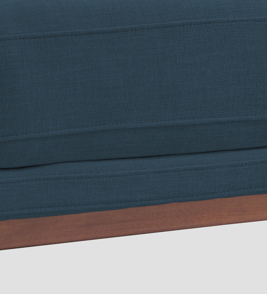 Borry Fabric 1 Seater Sofa In Cool Blue Colour - Febonic Living
