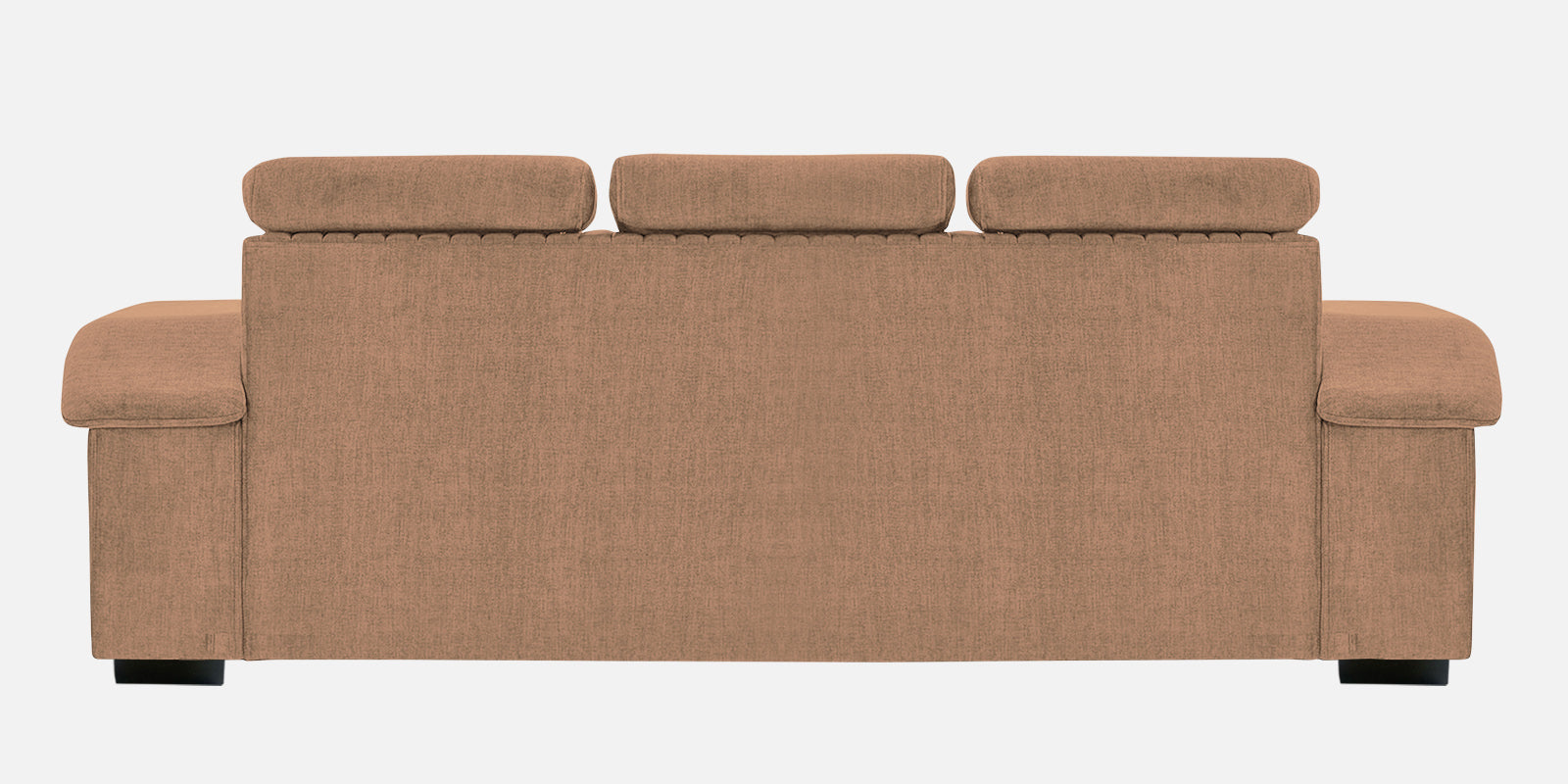 Draco Fabric 3 Seater Sofa In Cosmic Beige Colour - Febonic Living