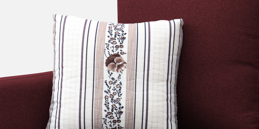 Kevin Fabric 2 Seater Sofa In Blood Maroon Colour - Febonic Living