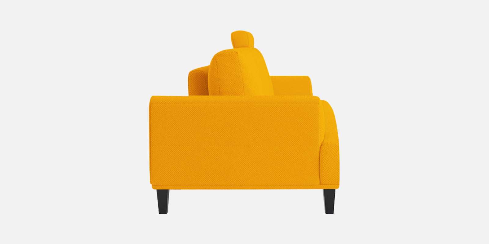 Como Fabric 3 Seater Sofa in Bold Yellow Colour