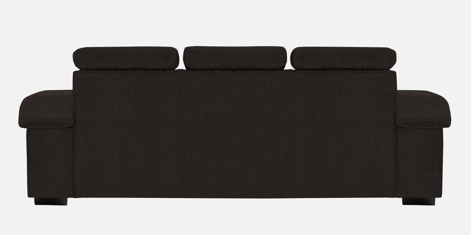 Draco Fabric 3 Seater Sofa In Cara Brown Colour - Febonic Living