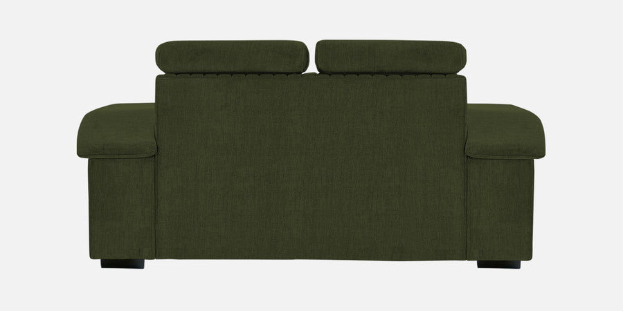 Draco Fabric 2 Seater Sofa In Olive Green Colour - Febonic Living
