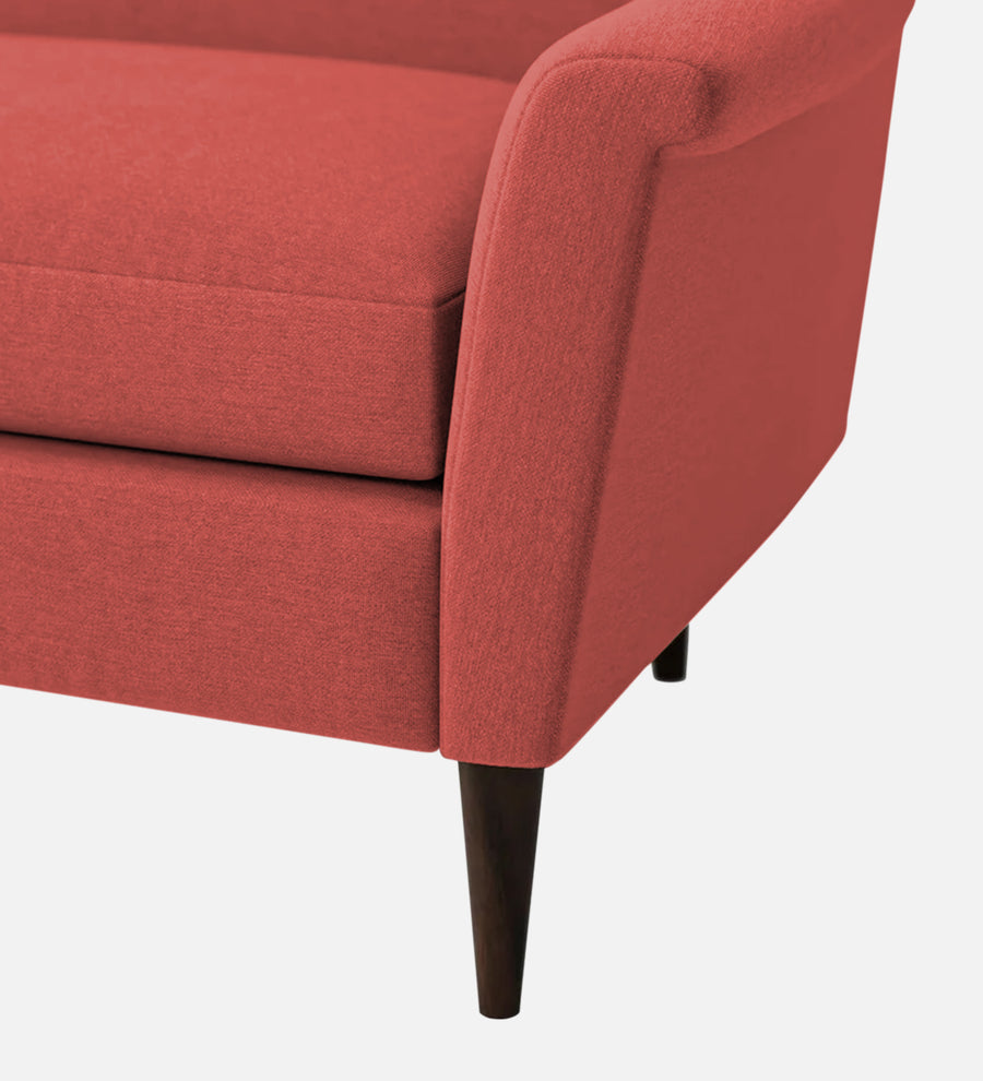 Homer Fabric 1 Seater Sofa In Salmon Pink Colour - Febonic Living