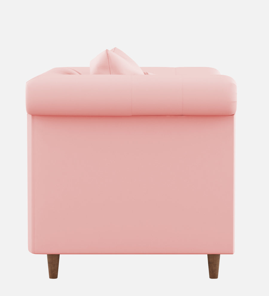 Rubi Velvet 1 Seater Sofa In Millennial Pink Colour - Febonic Living