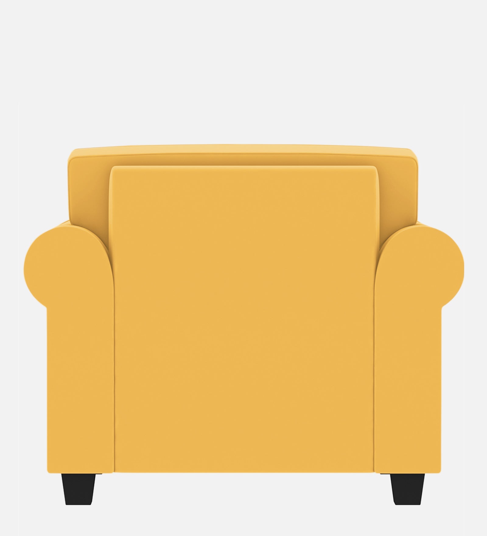 Numonk Velvet 1 Seater Sofa in Turmeric yellow Colour